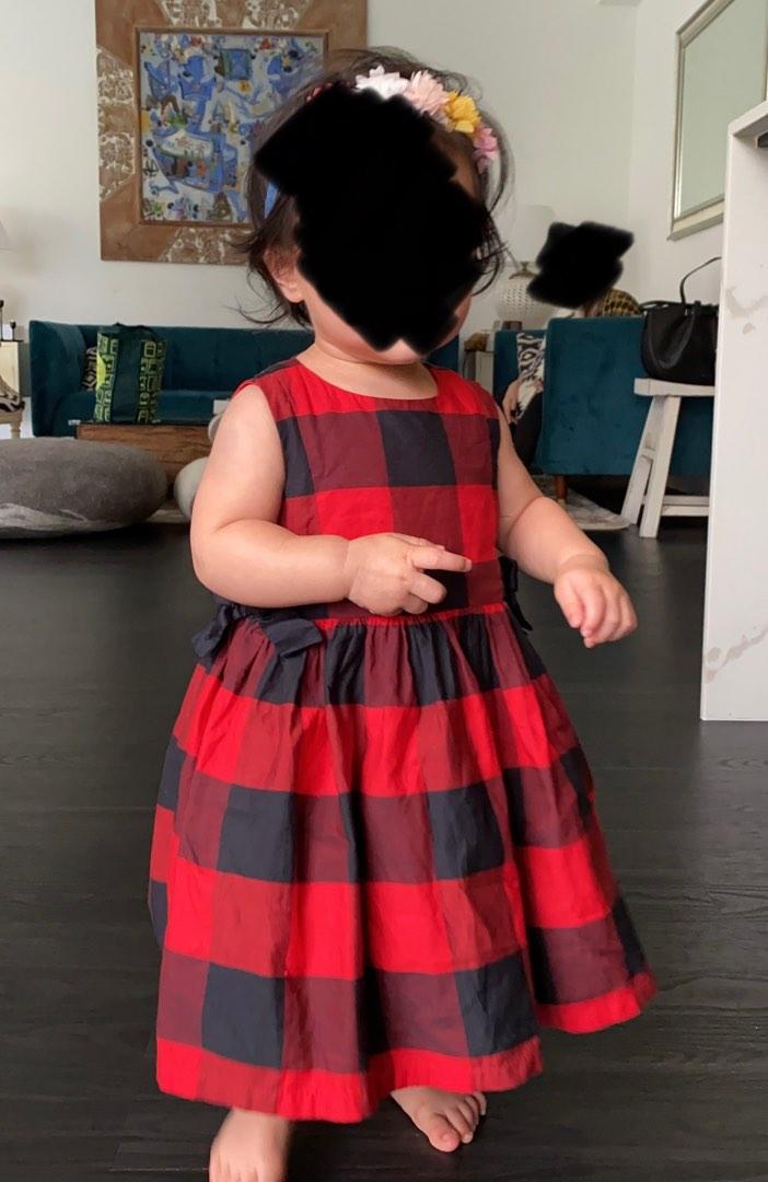 Carter s Buffalo Check Dress Size 12M