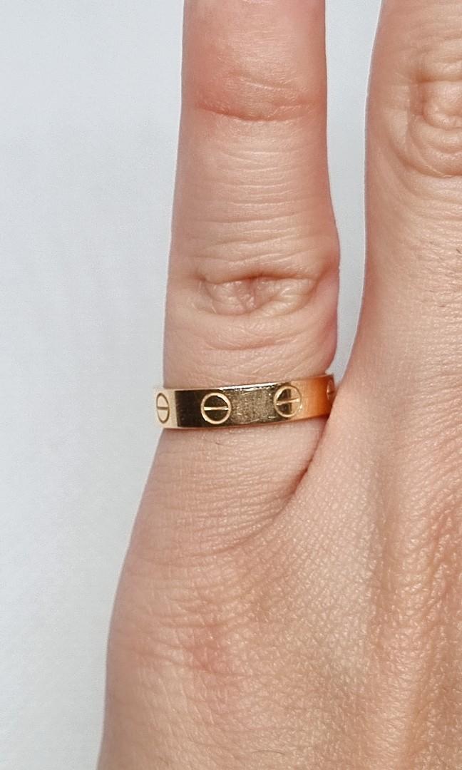Cartier thin ring hot sale