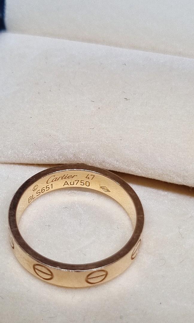 Cartier love ring stamp online