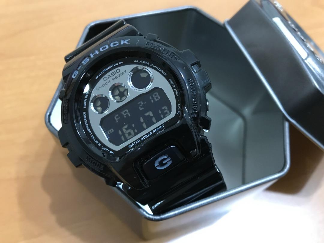 CASIO 卡西歐 G-SHOCK DW-6900NB-1 黑 銀 男錶 電子錶 手錶（全新）