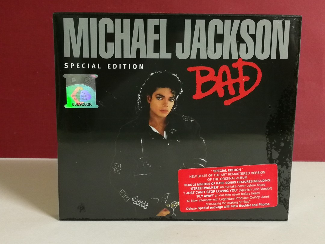 michael jackson bad special edition album cover