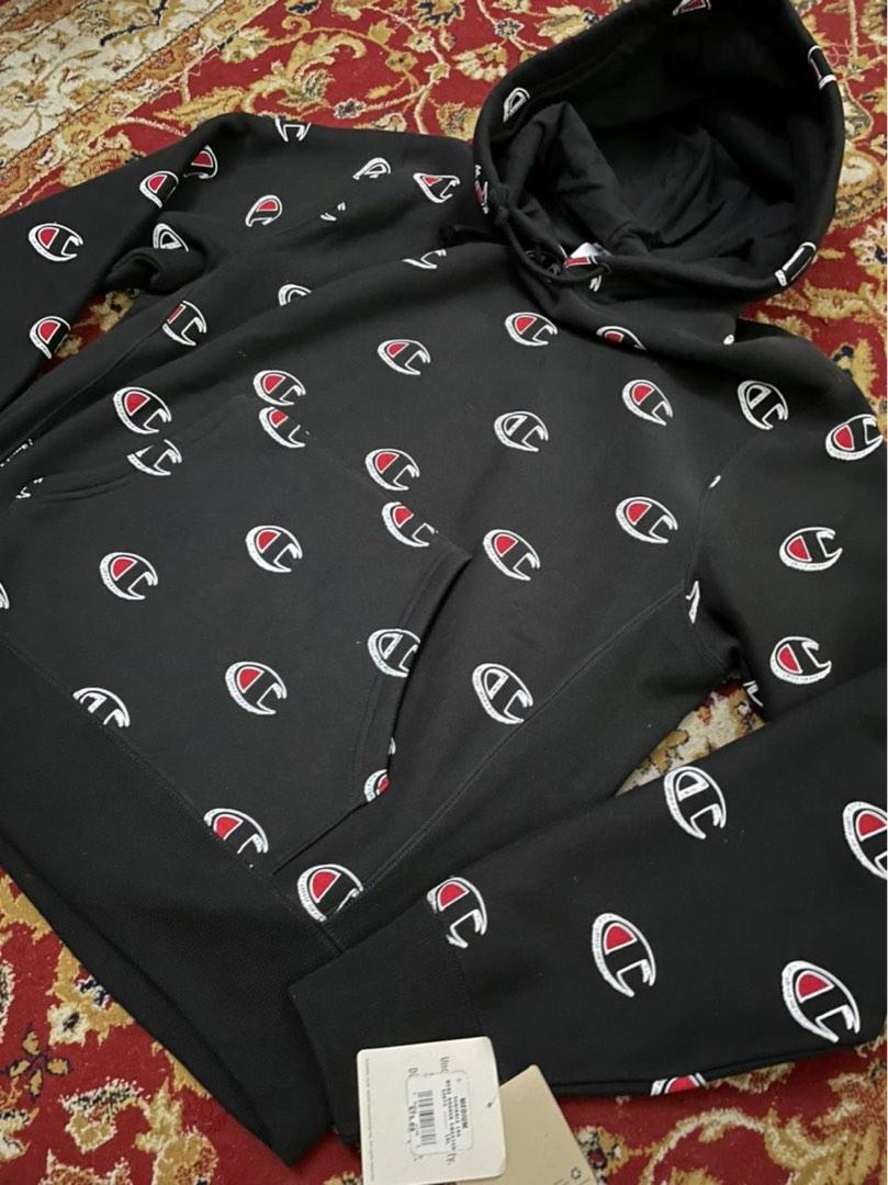 Champion scribble hoodie store