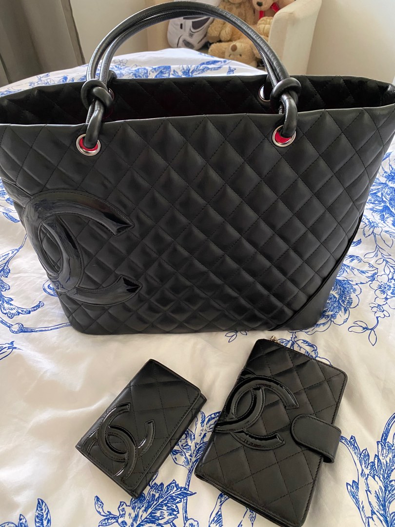 Chanel Recent Set Chanel 3pc set, Women's Fashion, Bags & Wallets, Shoulder Bags on Carousell