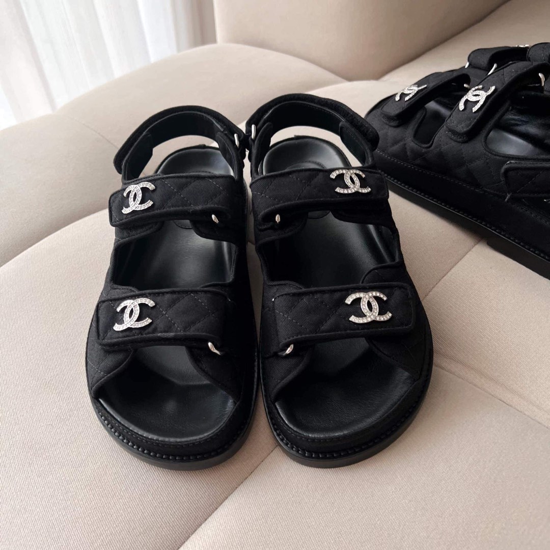 Chanel Dad Sandals size 36 BN, Luxury, Sneakers & Footwear on Carousell