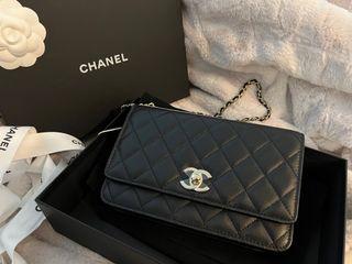 Chanel WOC w Top Handle, Luxury, Bags & Wallets on Carousell