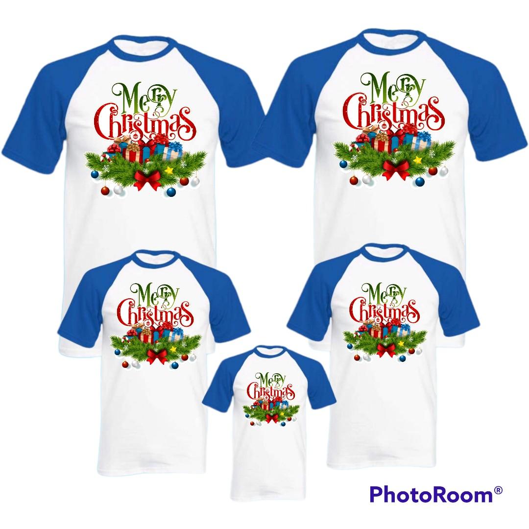 Christmas Family Tshirt/ Raglan (sold per piece), Men's Fashion, Tops