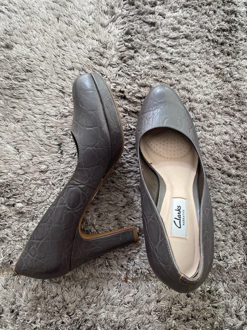Piping Ironisk budget CLARKS CRISP KENDRA LEATHER (without box), Women's Fashion, Footwear, Heels  on Carousell