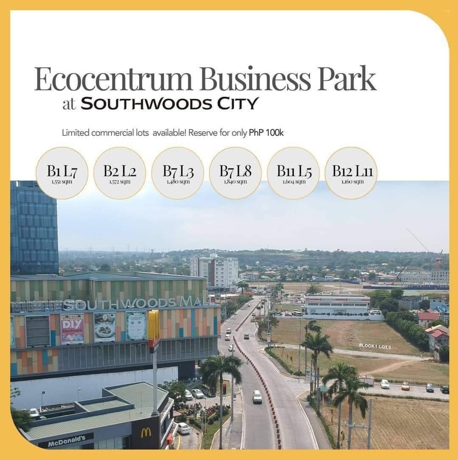 Commercial Lot for Sale in Southwoods City, Binan Laguna, Property, For