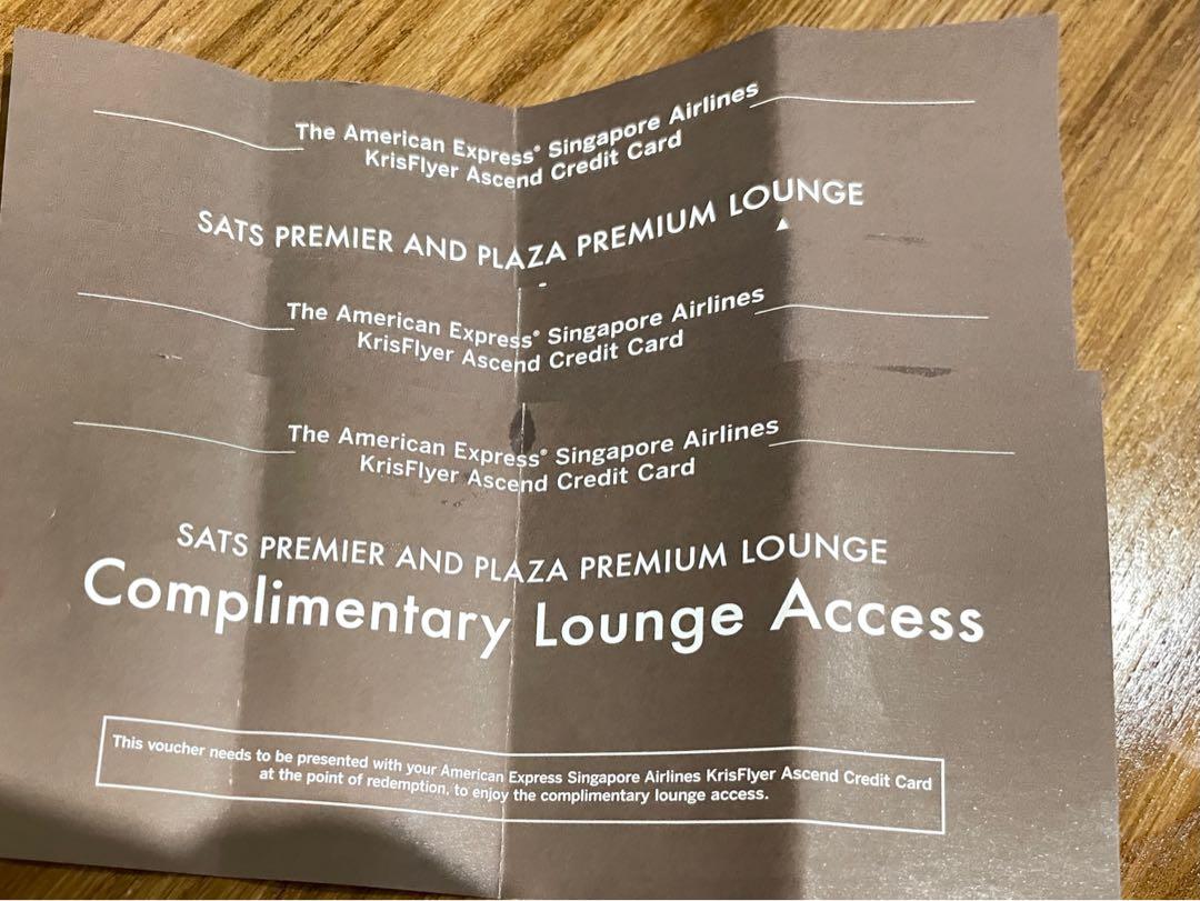 Complimentary lounge Access voucher, Tickets & Vouchers, Flights