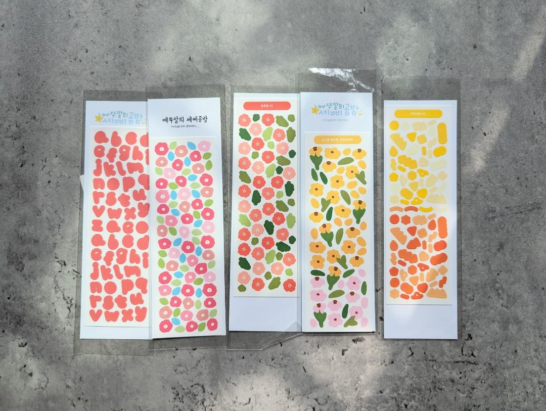 Confetti and deco Korean stickers, Hobbies & Toys, Stationery & Craft