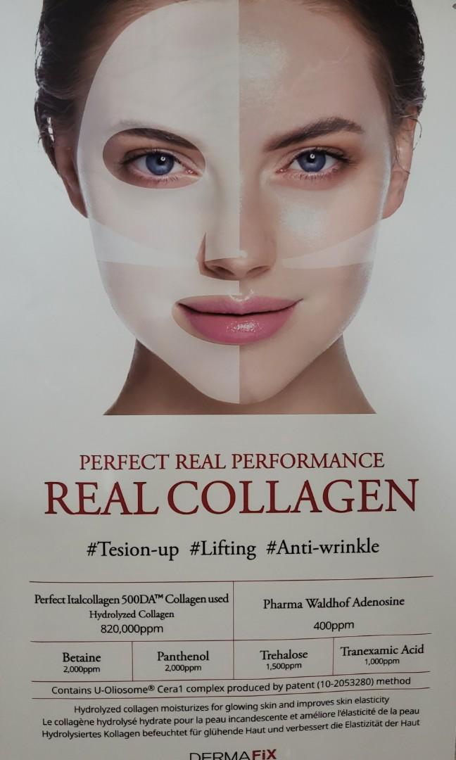 DERMAFIX PERFECT REAL PERFORMANCE REAL COLLAGEN 100 MASK ( 23GM X 8