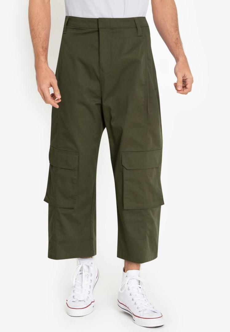 Dickies Uo Exclusive Cutoff Twill Cargo Pant in Green for Men
