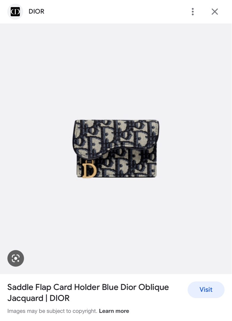 Dior oblique 2025 cardholder