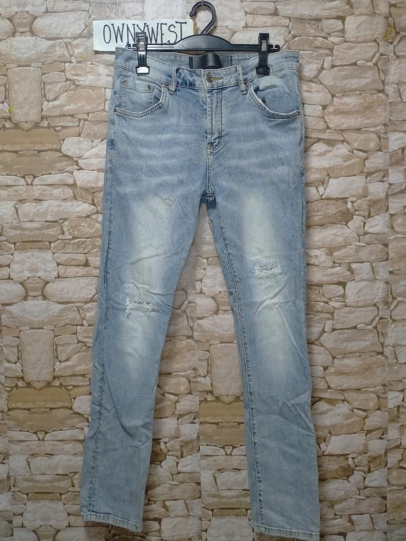 Dolce gabbana D G denim pants 32 34 Men s Fashion Bottoms