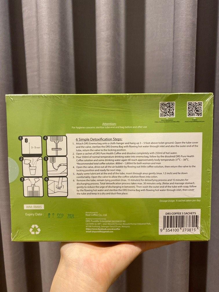 DRS Coffee Enema bag, Health & Nutrition, Health Supplements