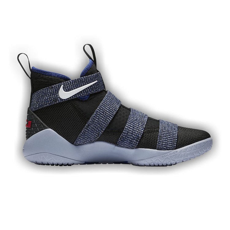  Nike LeBron soldier 11 GS black royal sneaker Shoe, Women's Fashion,  Footwear, Sneakers on Carousell