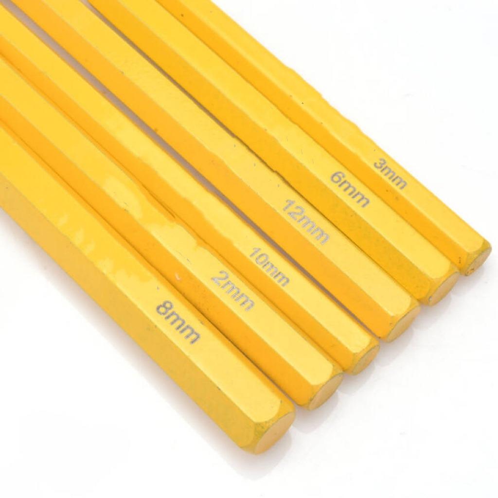 E-shop: 6pcs Punch & Chisel set (Category: Home Improvement Tools & Accessories) located in Quezon City. Submitted by erica1239 (Listing ID 1188473362, Image 3). Description: ✅ Shipping: If need other courier service, pls contact us before place order. 💟 Welcome Reseller,and wholeseller：Inquire for further negotiation. Features: Material : alloy steel color classification: chisel head type: flat chisel 2 pcs Flat Chisel 10mm (3/8") - 138mm x 8mm