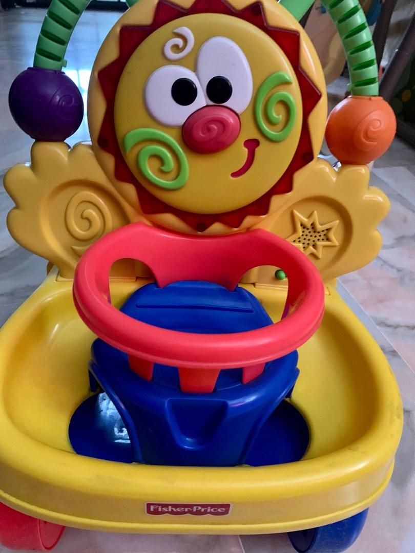 Fisher price walker and ride shop on