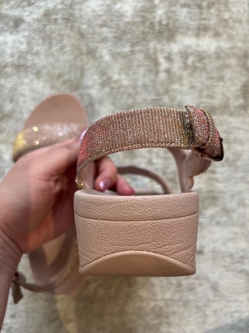 Fitflop lottie glitzy rose gold best sale
