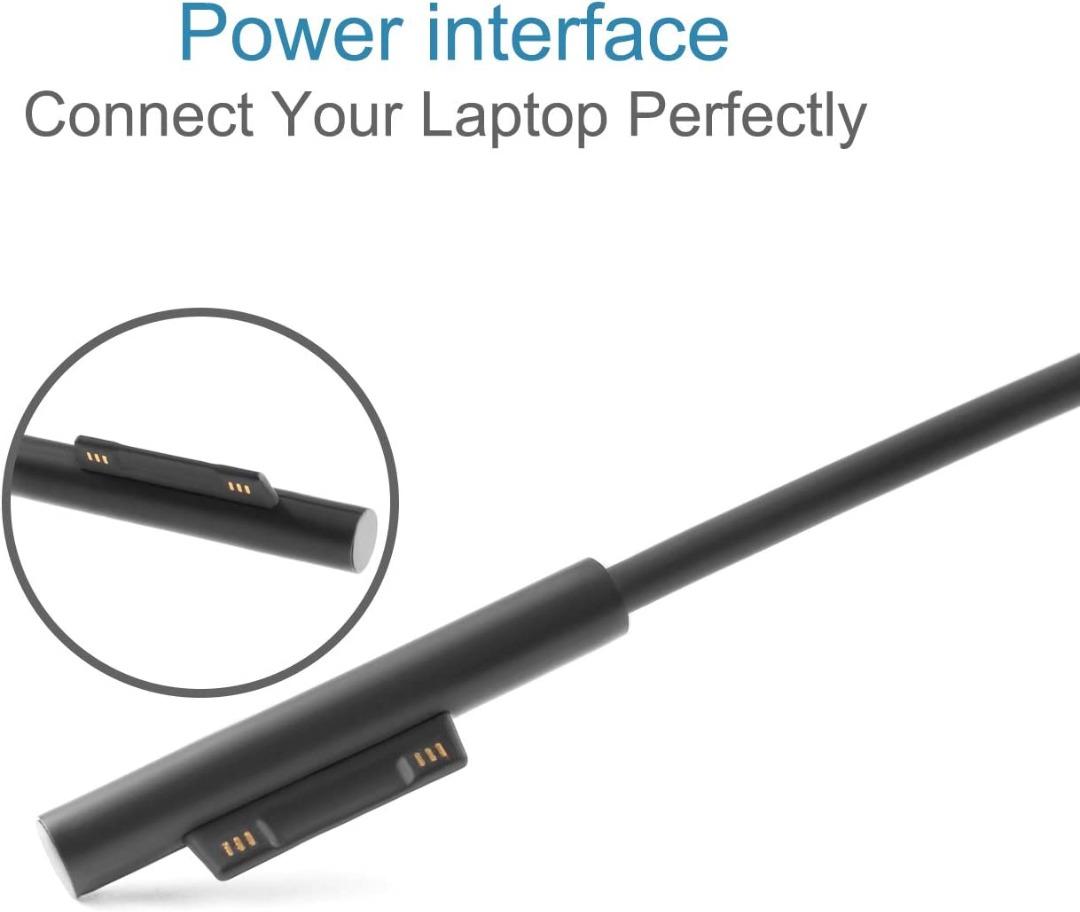 Puissant 127W Chargeur pour Microsoft Surface Book Haiti
