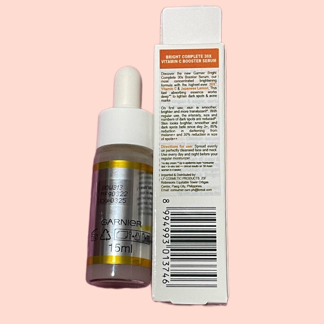 Garnier Bright Complete Vitamin C Booster Serum 15ml Beauty Personal Care Face Face Care On Carousell