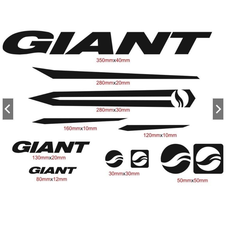 GIANT decals for bicycle frames/ Car (BRAND NEW/ READY STOCK), Sports Equipment, Bicycles