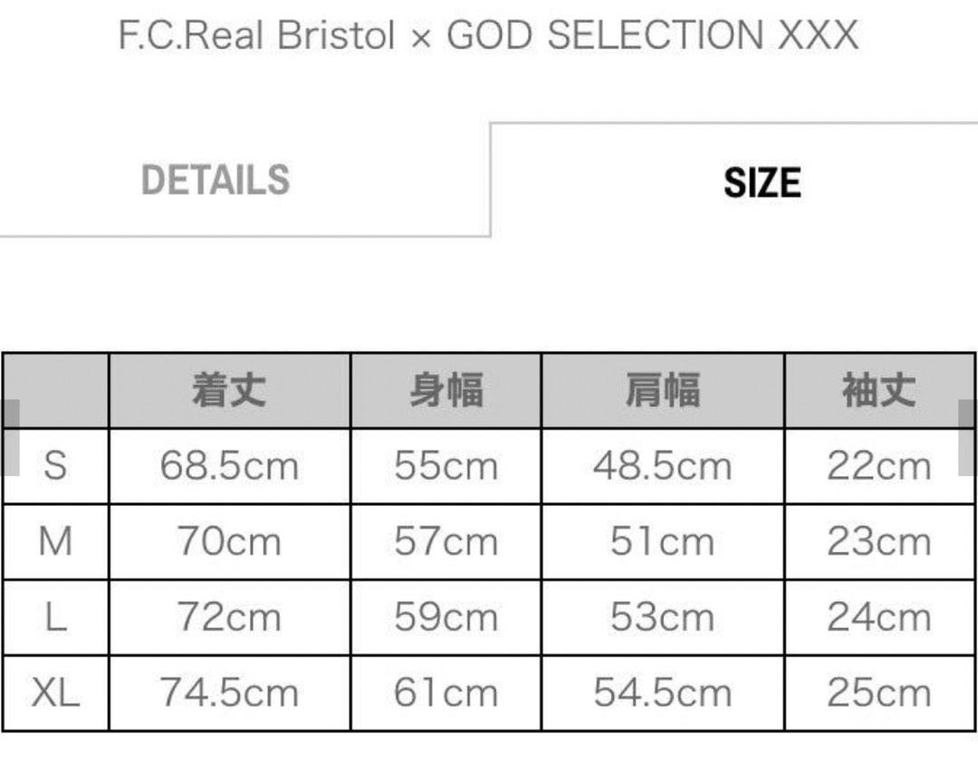 F.C.Real Bristol GOD SELECTION XXX L 黒トップス