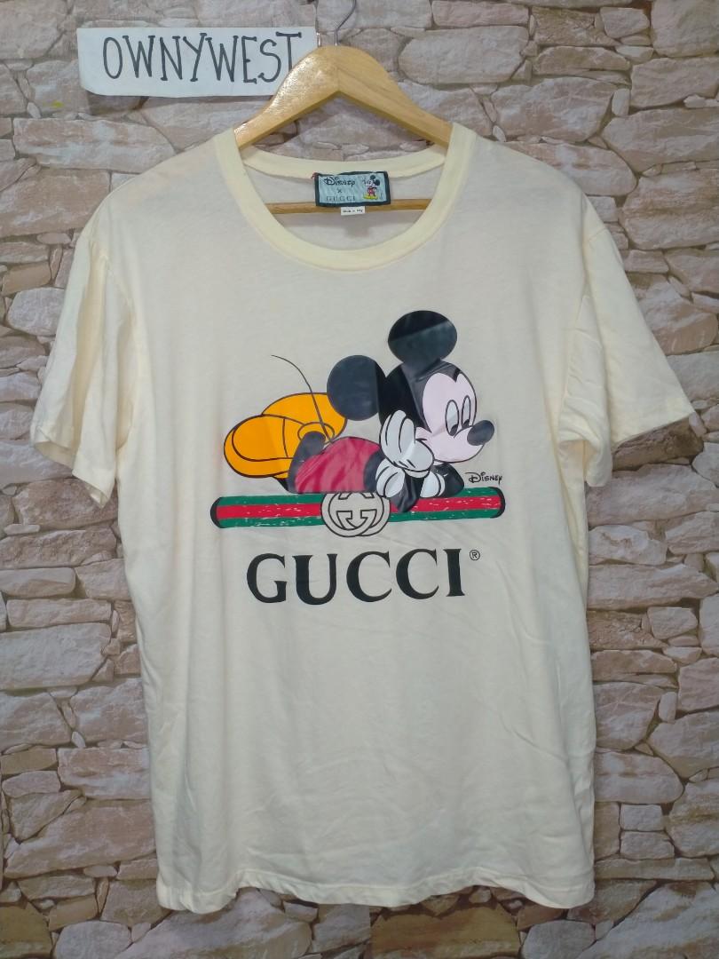 GUCCI DONALD DUCK DISNEY TEE, Men's Fashion, Tops & Sets, Tshirts & Polo  Shirts on Carousell