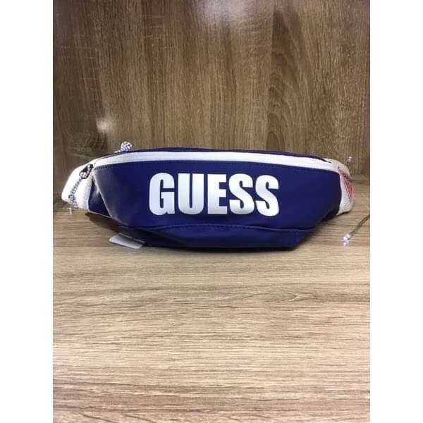 Guess Champs Bum Bag (Sapphire) (Category: Belt bags, Clutches and Pouches) located in Pasig City. Submitted by brandedcollection20 (Listing ID 1188459865, Image 1). Description: 100% Brand New 100% Legit 100% Original 100% Authentic Contrast logo printed bum bag Polyester 2 main zipper compartments 1 interior zipper compartment Adjustable strap Lined interior Dimensions: L 37cm x H 12cm x W 10cm Waist drop: 46cm.