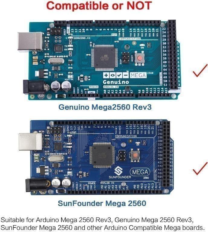  SunFounder MEGA Board Compatible with Arduino IDE