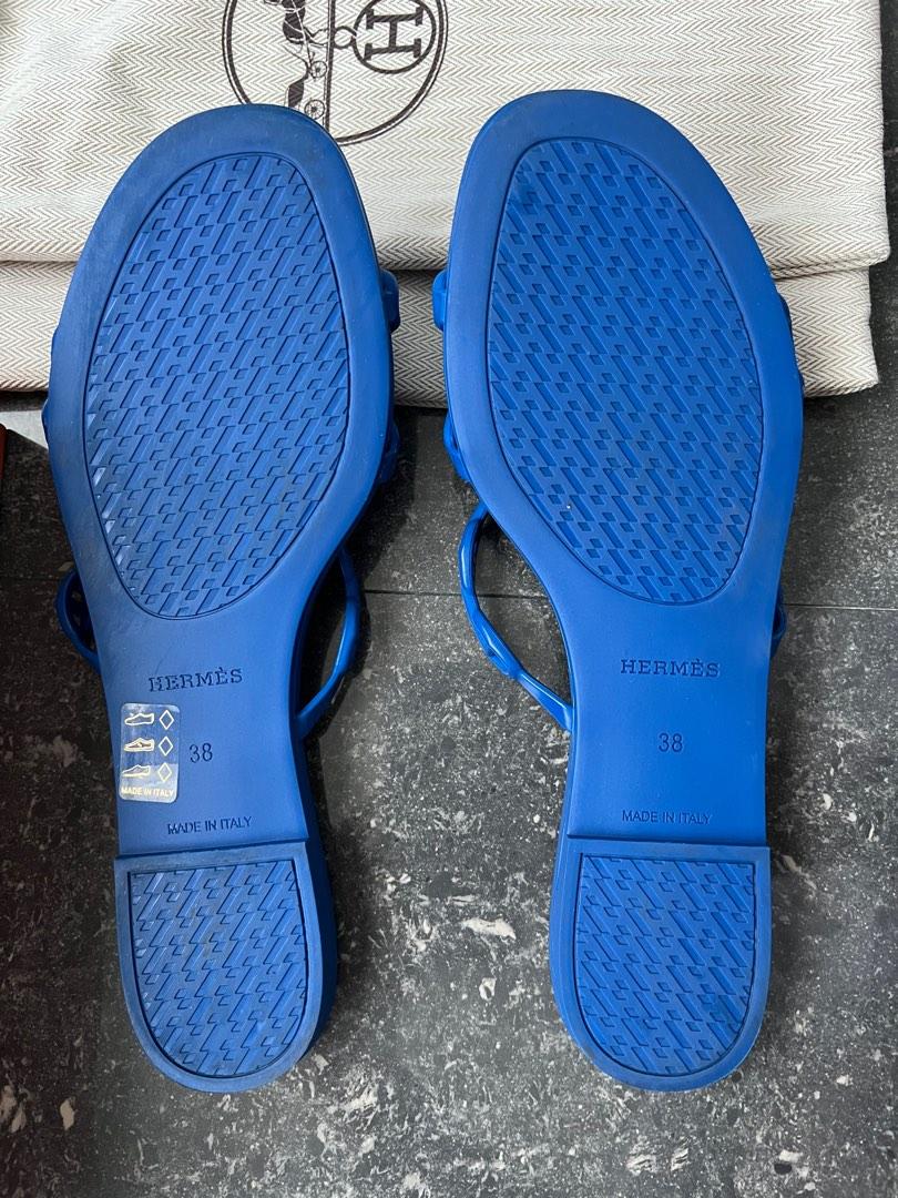 hermes jelly sandals