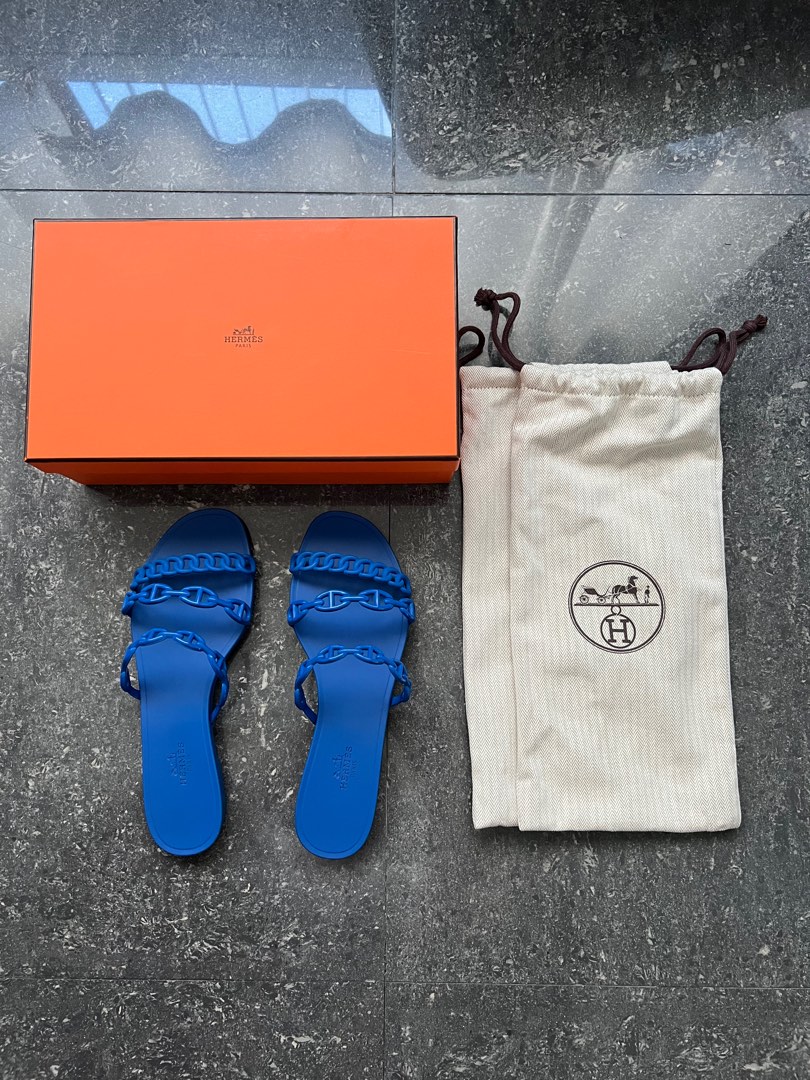 hermes jelly sandals