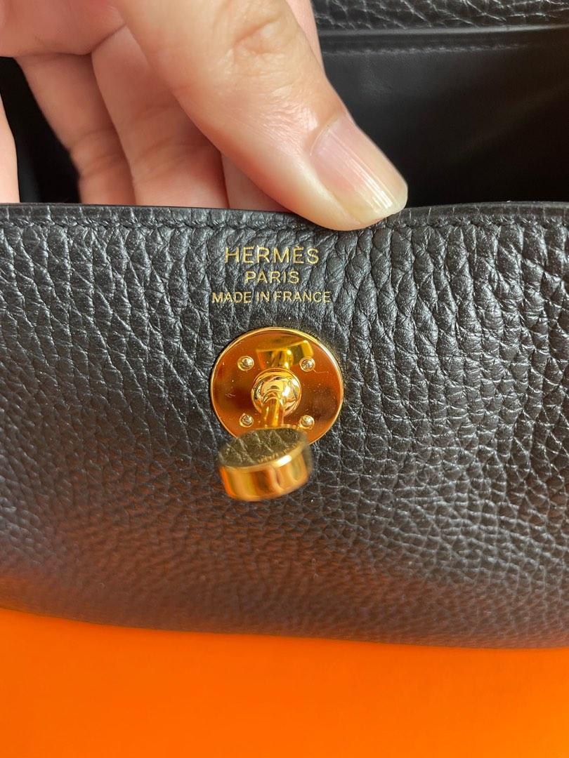 Hermes Mini Lindy Black GHW , Luxury, Bags & Wallets on Carousell