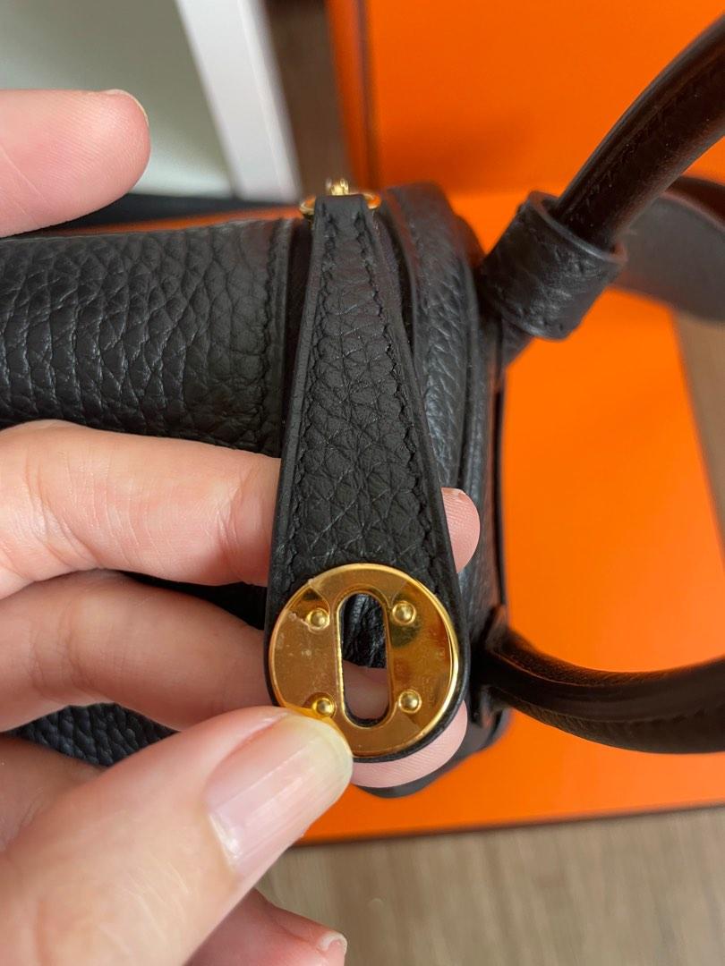 Hermes Mini Lindy BM Rouge Sellier in GHW, Luxury, Bags & Wallets on  Carousell