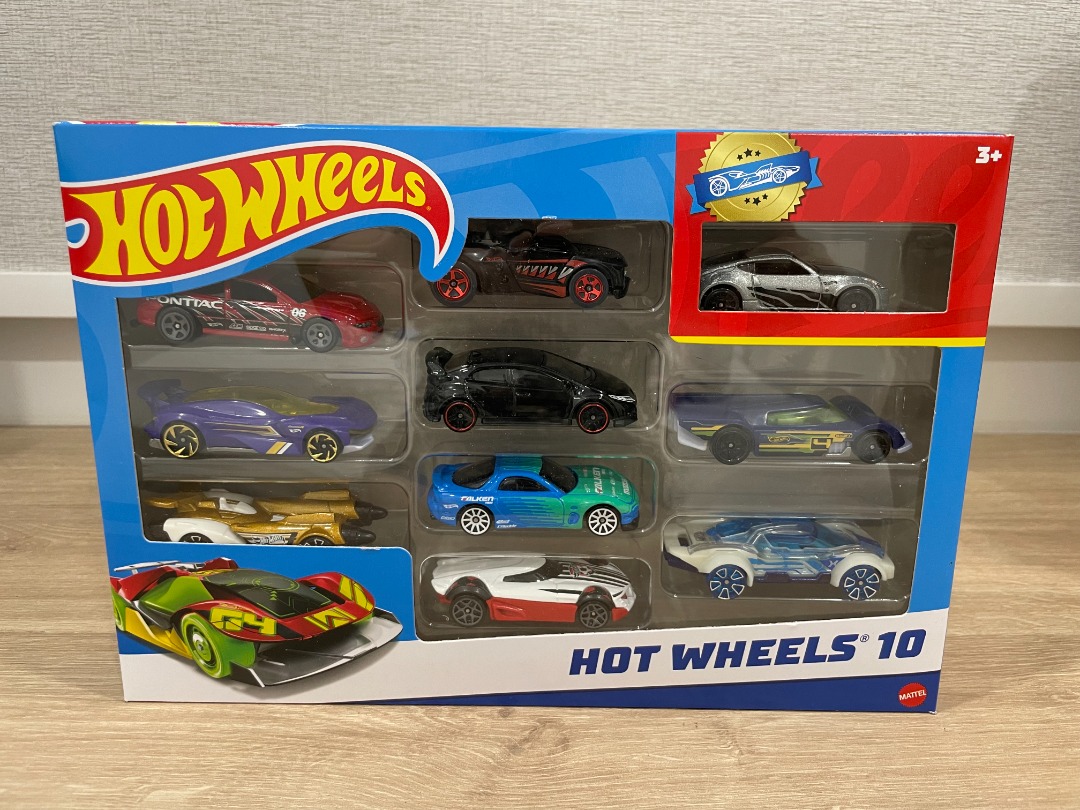 Hot Wheels 10 Pack Mattel RX7 Honda Civic Type R Nissan 370z, Hobbies & Toys, Toys & Games on