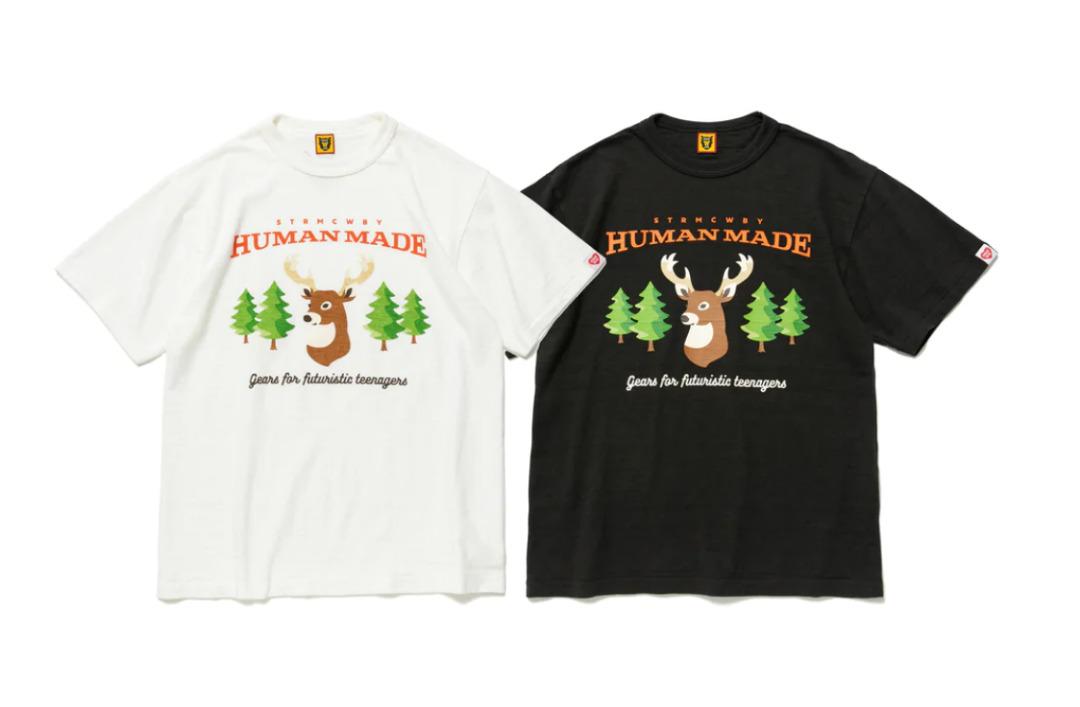 Human Made Deer Tee (2Colors), 男裝, 上身及套裝, T-shirt、恤衫、有