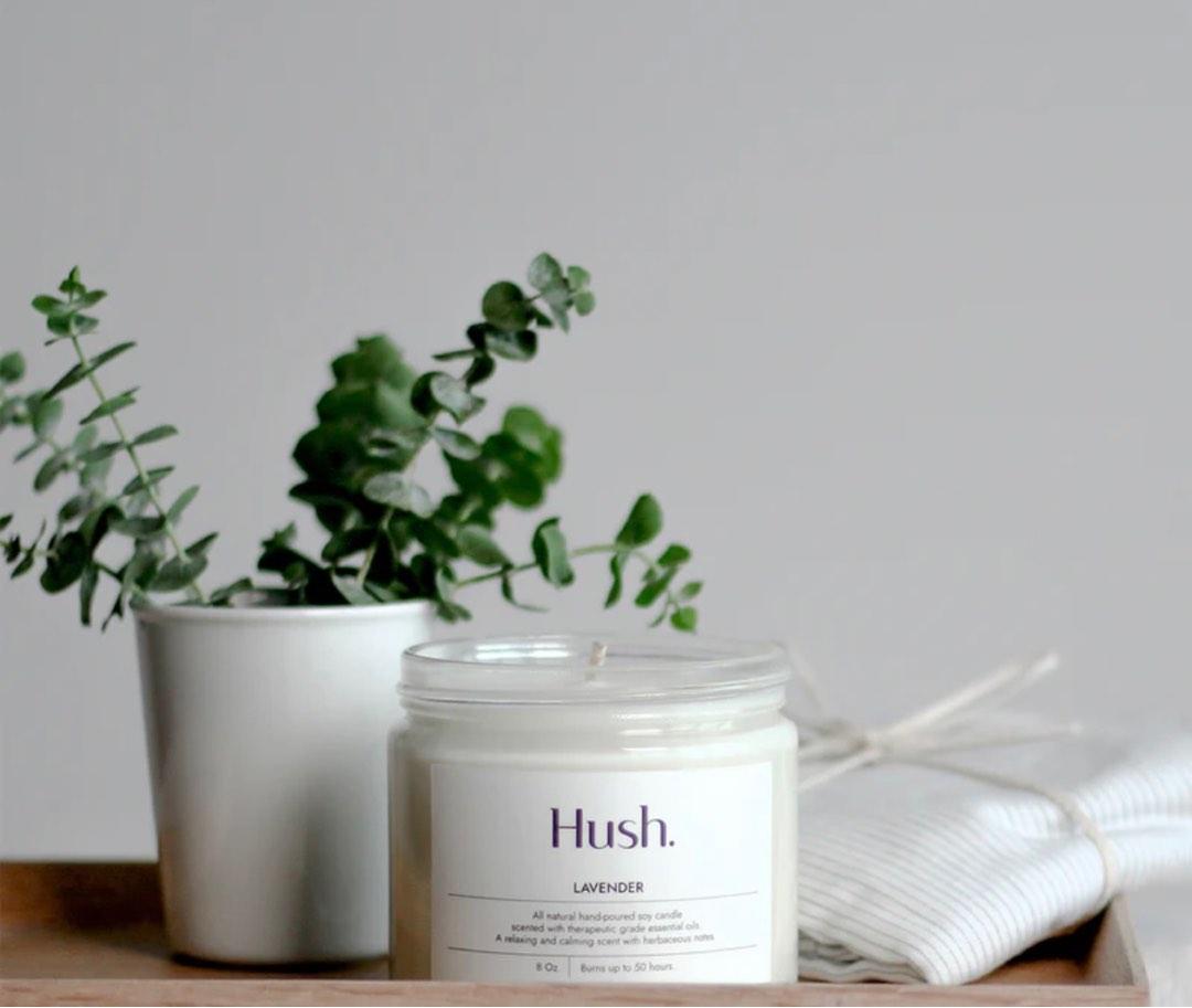 Hush Candle, Furniture & Home Living, Home Fragrance on Carousell