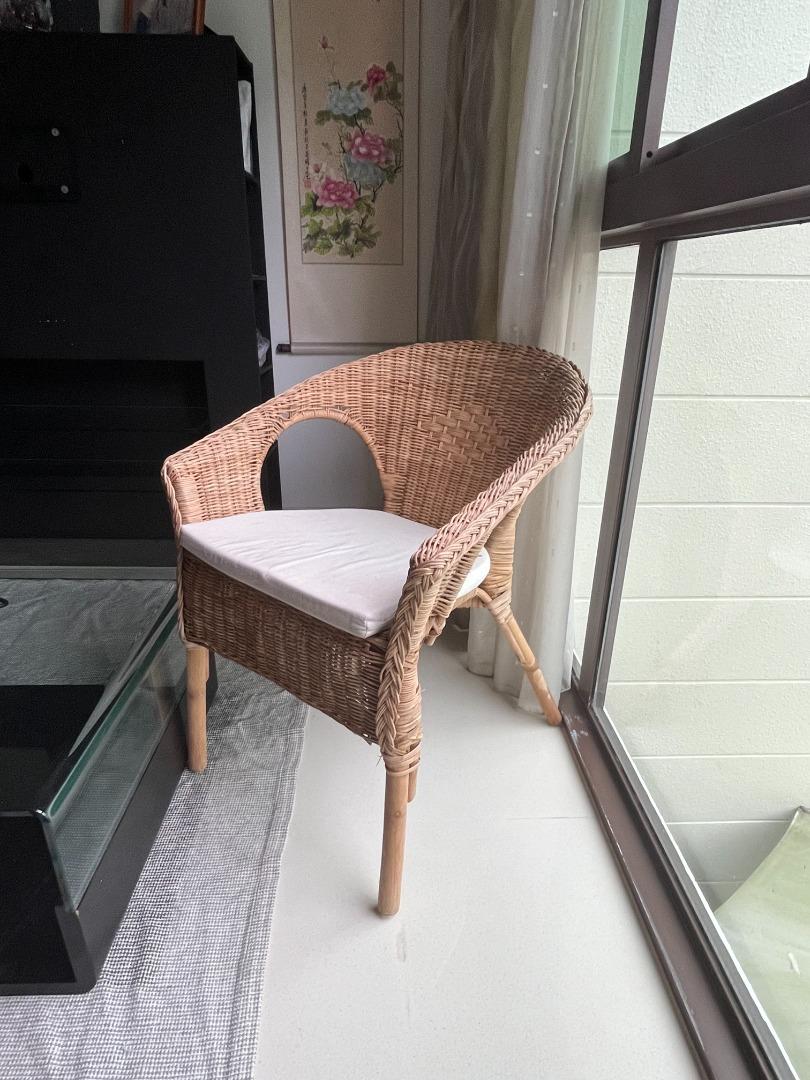 Ikea Agen Chair Rattanbamboo Furniture And Home Living Furniture Chairs On Carousell 4564