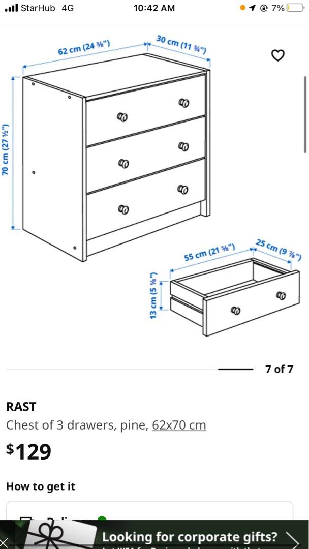 IKEA drawer, Furniture & Home Living, Furniture, Shelves,