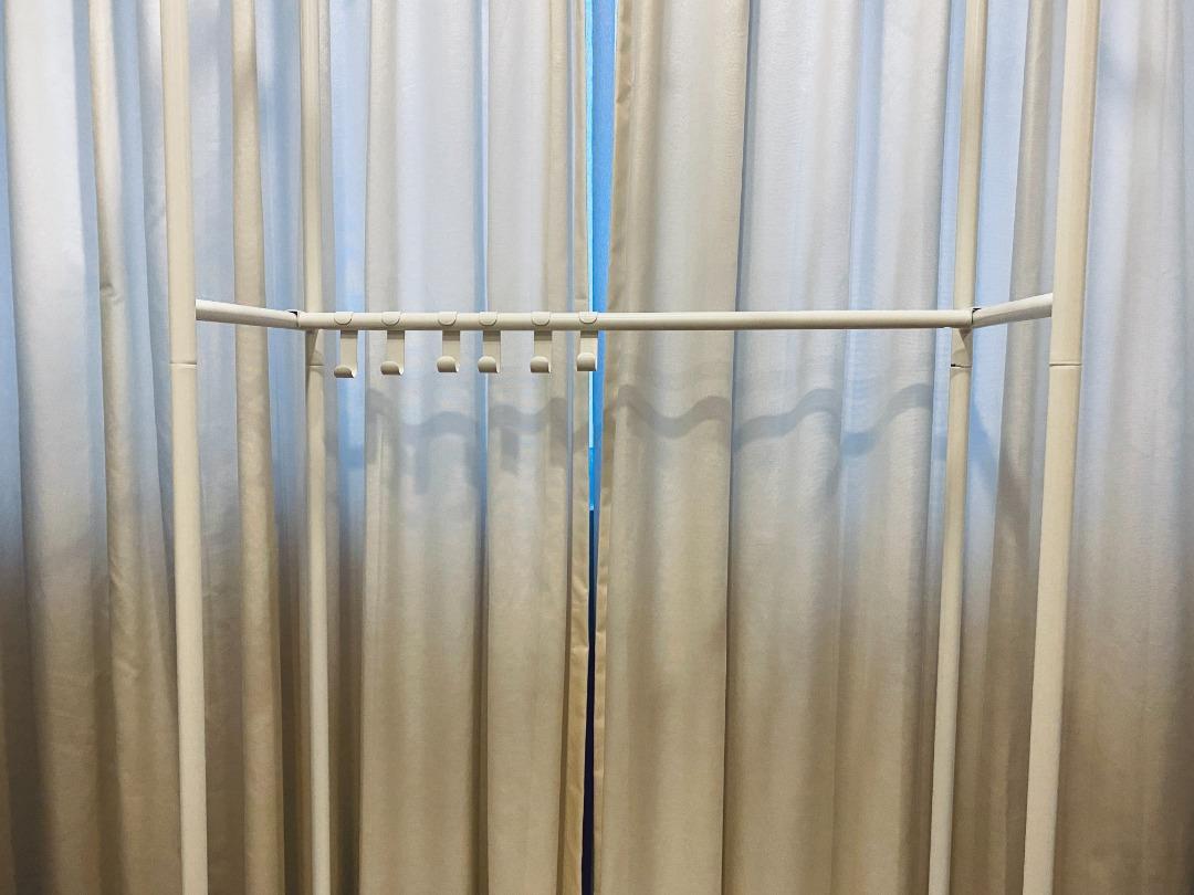 IKEA MACKAPAR coat rack with shoe storage unit, white, 78x32x193 cm