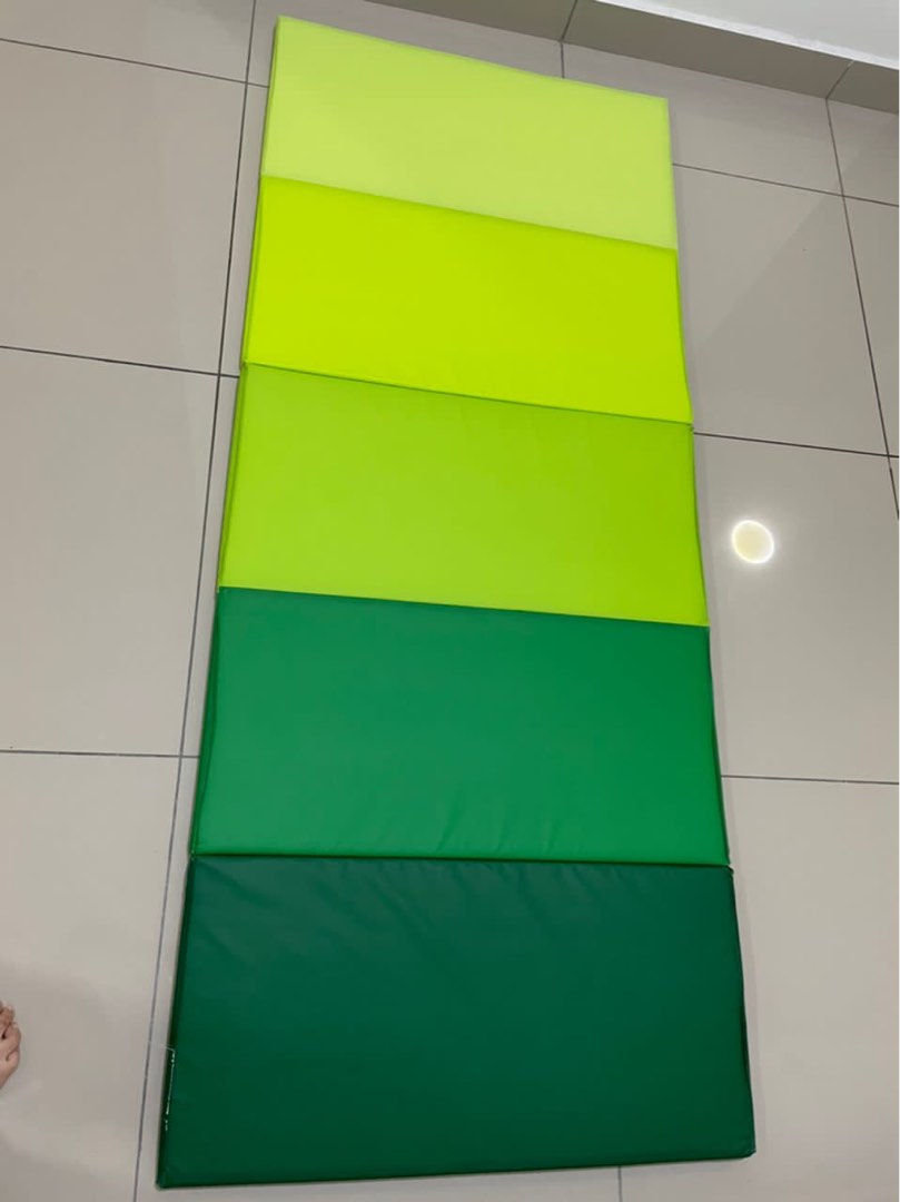 Ikea plufsiq folding gym mat green, Babies & Kids, Baby Nursery & Kids