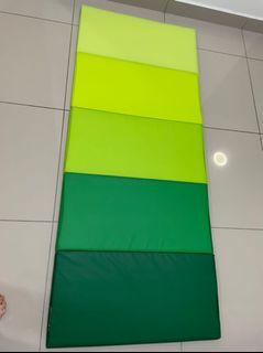 Ikea plufsiq folding gym mat green