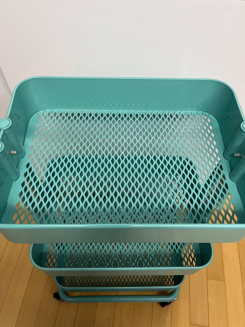 Ikea Raskog Trolley Turquoise, Furniture & Home Living, Furniture