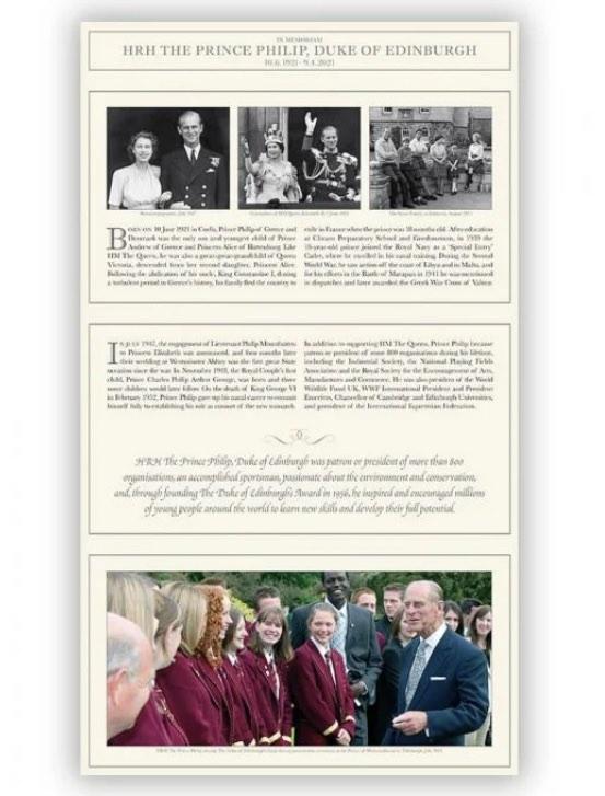 In Memoriam, HRH The Duke of Edinburgh Presentation Pack, Hobbies