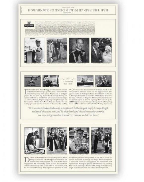 In Memoriam, HRH The Duke of Edinburgh Presentation Pack, Hobbies