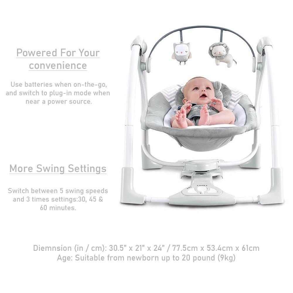 Ingenuity Power Adapt Portable Swing Braden