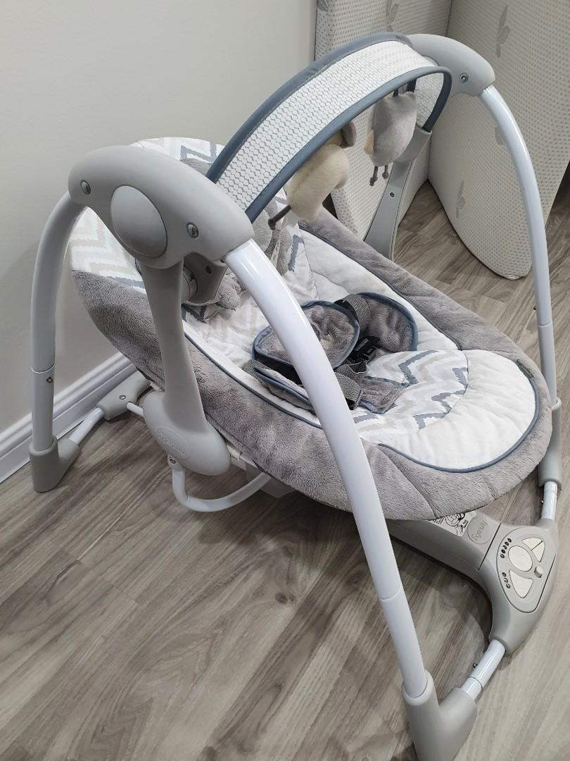 Ingenuity Power Adapt Portable Swing Braden Babies Kids Baby