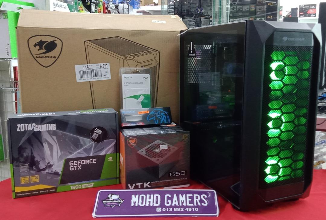 INTEL I3 8100 WITH GTX 1660 SUPER
