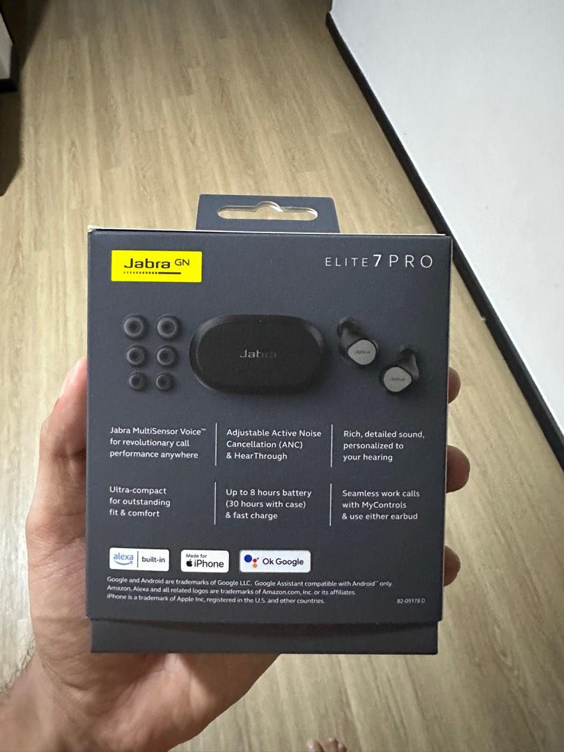 Jabra Elite 7 Pro Titanium Black, Audio, Earphones on Carousell