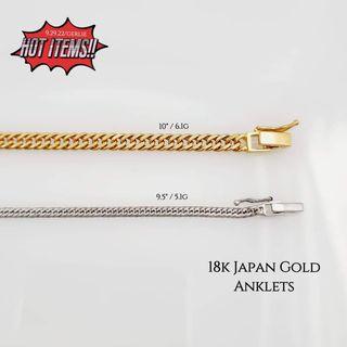 K18 Japan Gold Anklet